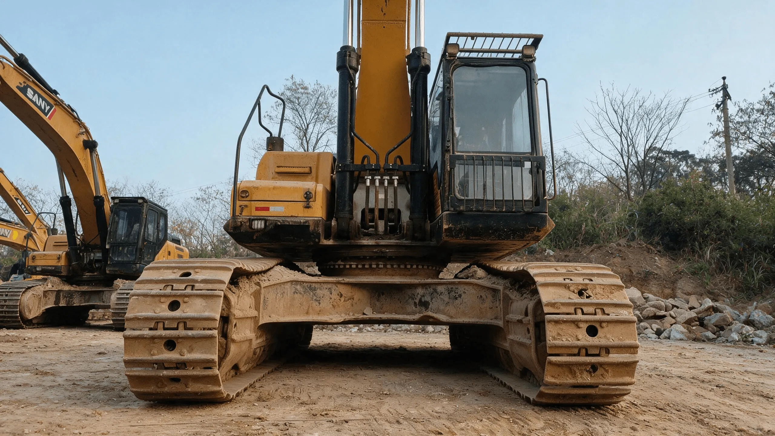 Excavadora grande SANY SY485H-S usada1