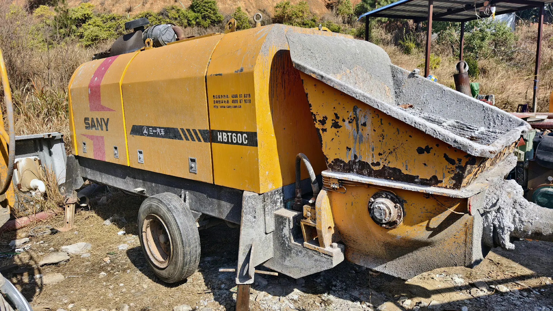 Bomba de remolque SANY HBT60C-8A-3D usada
