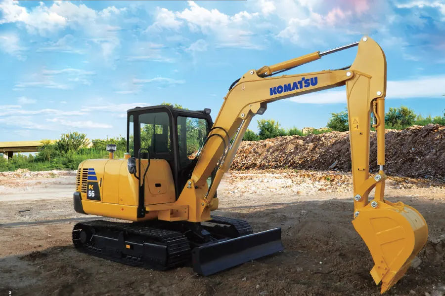 Miniexcavadora KOMATSU PC56-7 usada2