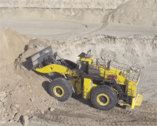 Cargadora de ruedas para minería Komatsu WE1350 usada1