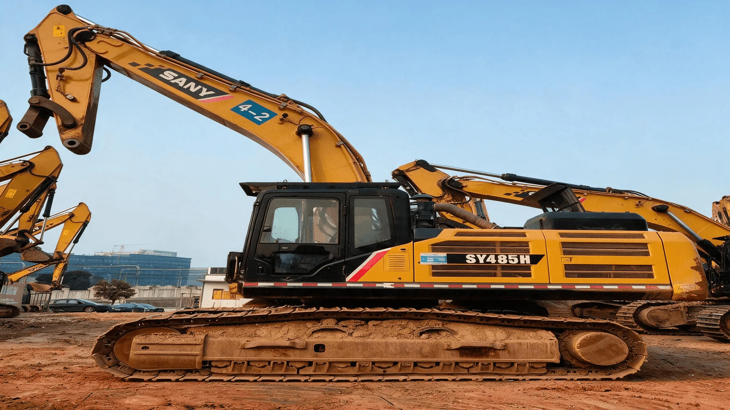 Excavadora grande SANY SY485H-S usada
