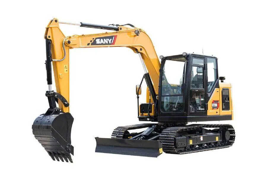 Excavadora pequeña SANY SY75C usada0