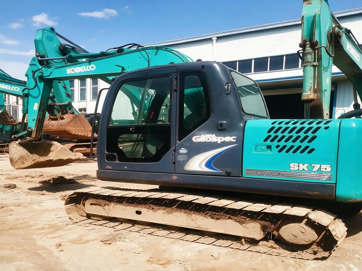 Excavadora pequeña KOBELCO SK75-8 usada